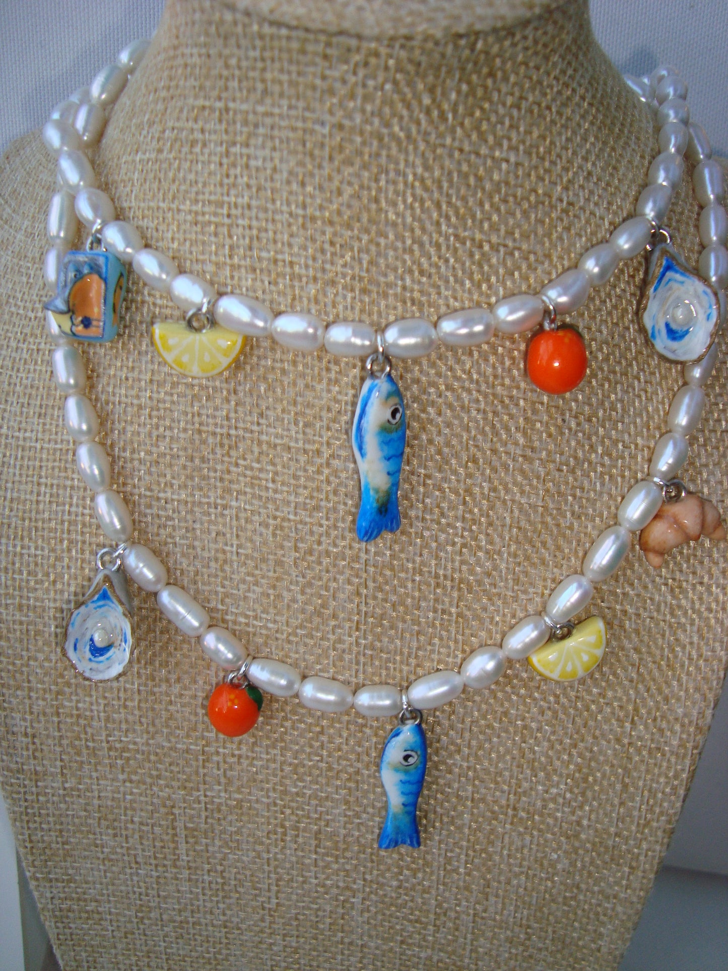 European Summer (Croissant) Necklace